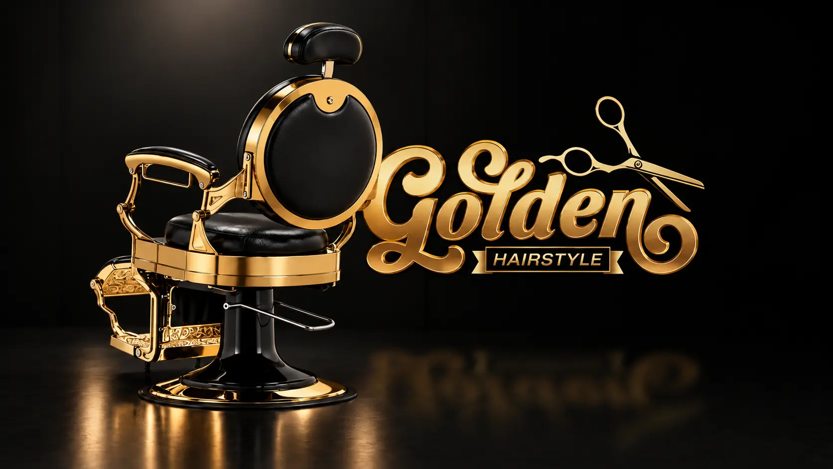 Golden Hairstyle — applicazione del brand nel salone