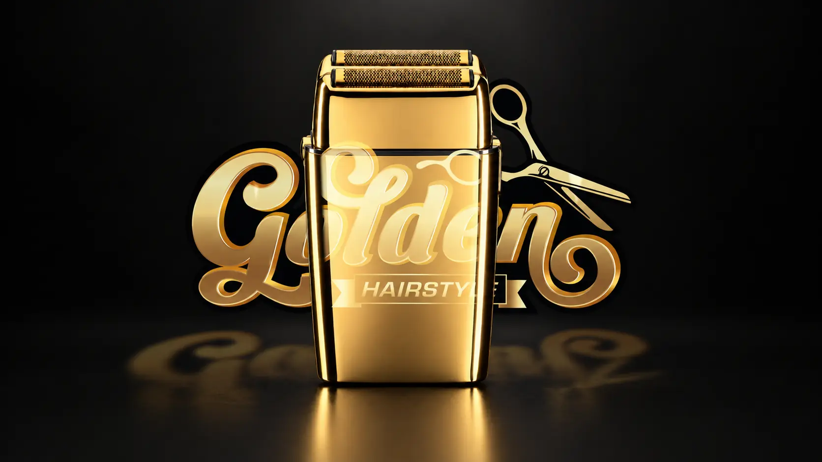 Golden Hairstyle — rasoio e branding premium
